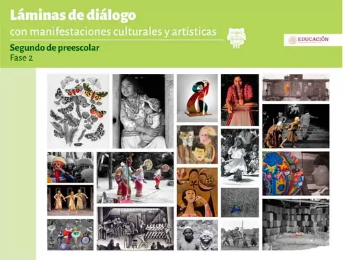 Laminas de diálogo con manifestaciones culturales y artísticas. 2° Preescolar. SEP 2024-2025 (Tapa) (en Línea o Descarga Gratis) | Sitio Oficial librosep.org