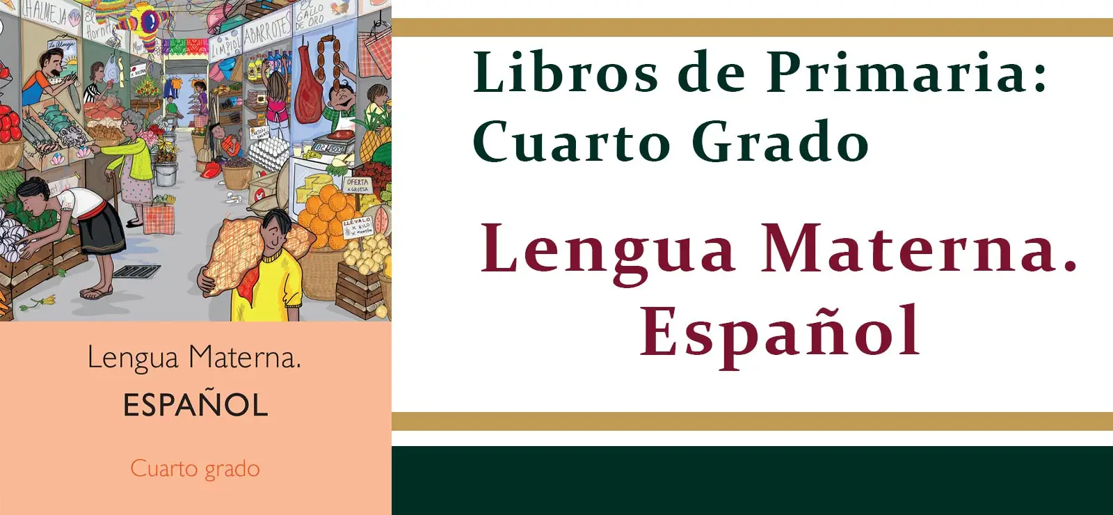 Español. Lengua Materna de 4º de Primaria (SEP 2023)