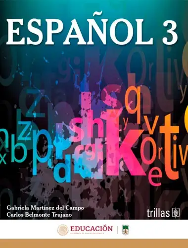 Libro Español 3 (Editorial Trillas) (3º de Secundaria SEP / CONALITEG) (portada 12) | Sitio Oficial librosep.org