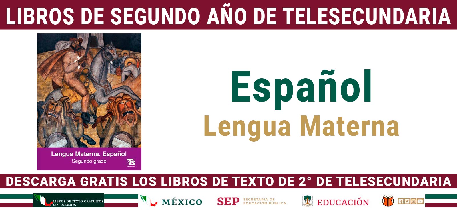 Libro De Español Telesecundaria Segundo Grado librosep.org