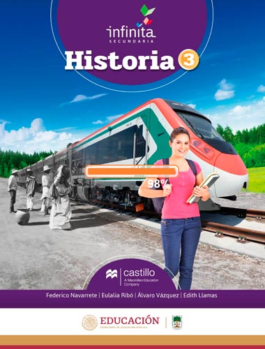 Libro Historia 3 Secundaria (Editorial Castillo) (3º de Secundaria SEP / CONALITEG) (portada 2) | Sitio Oficial librosep.org