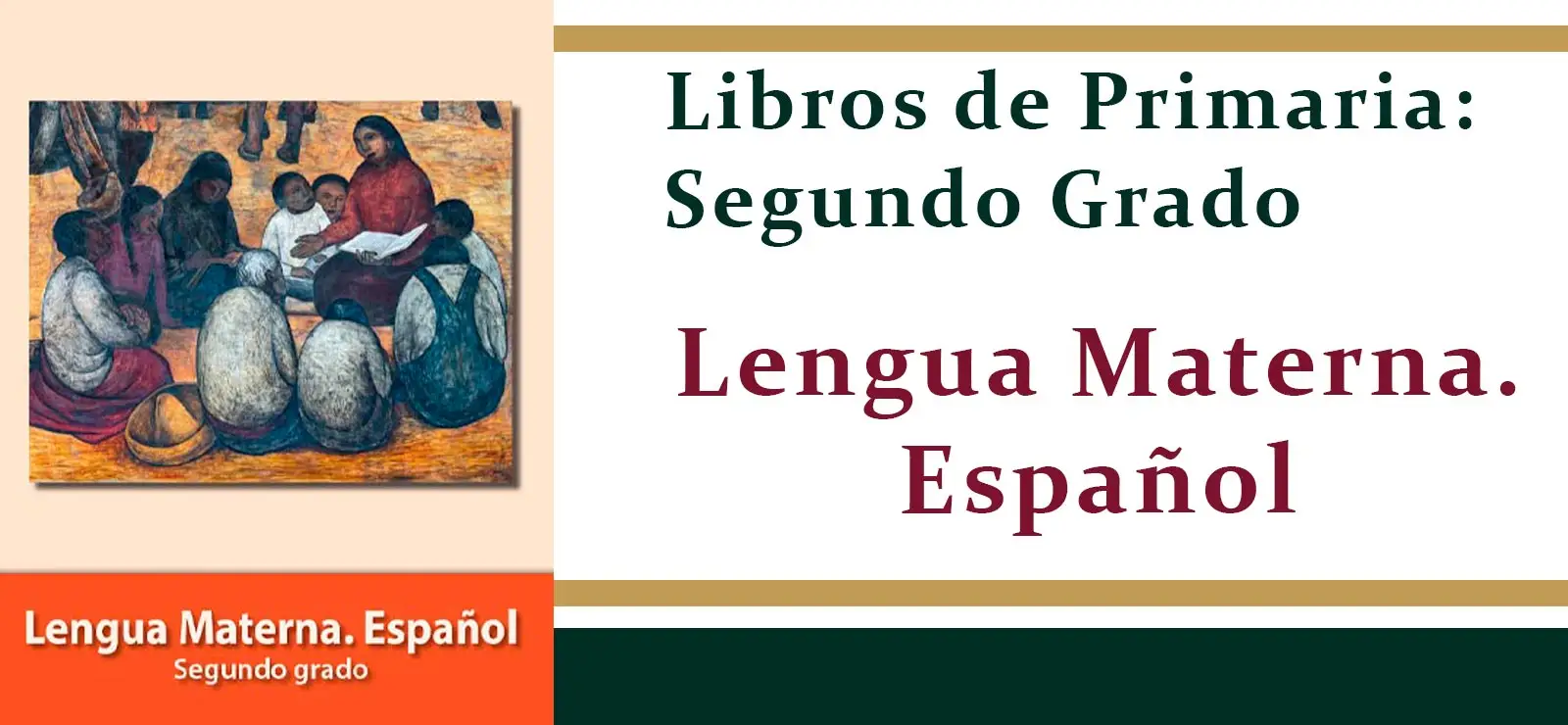 Español. Lengua Materna de 2º de Primaria (SEP / CONALITEG 2023)