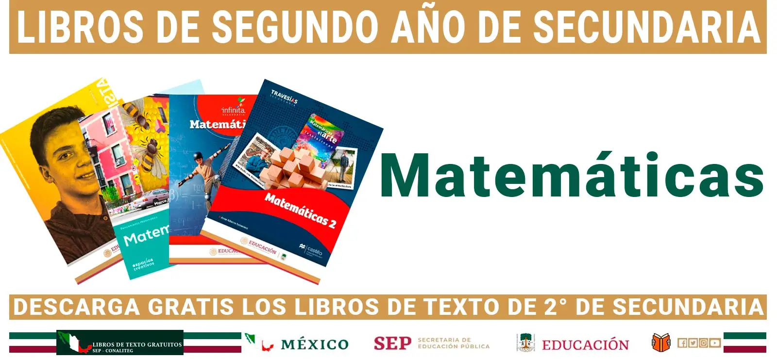 Matemáticas 2° de Secundaria (Libros SEP 2025)